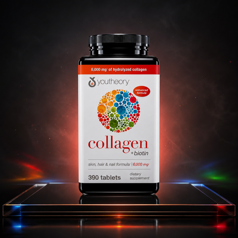 Colágeno + biotina - 390 tabletas -  YouTheory