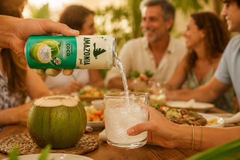 Agua de Coco 100% Natural sin Azúcares Añadidos - Pack 12 · Tesoro Natural/ Amazonia