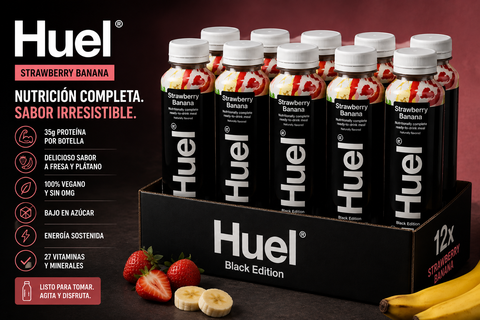 Batido de proteina con 35g  - 12x500ml - Huel