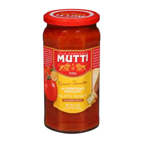 Salsa para pasta sin azúcar Rossoro de tomate y parmigiano reggiano - 680 g (24 oz) - Mutti