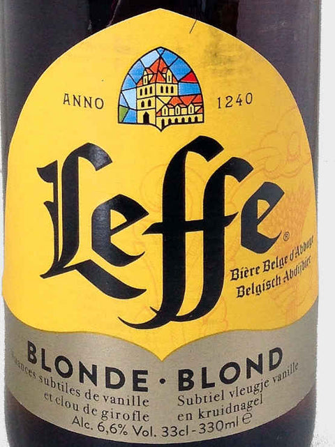 Cerveza Blonde de Abadía Belga - Pack 4×6 330ml - Leffe