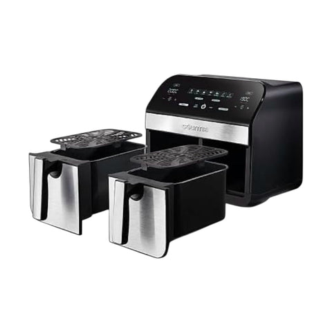 Freidora de aire digital Gourmia 7,6 L con luz y ventana