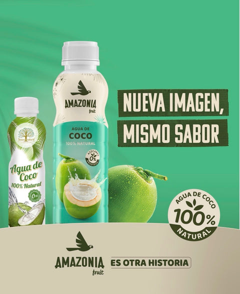 Agua de coco 100% natural - Tesoro Natural (próximamente Amazonia)