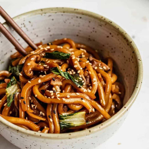 Udon Frito Sabor a Barbacoa Estilo Coreano - 6x 187.2g - Cj Bibigo