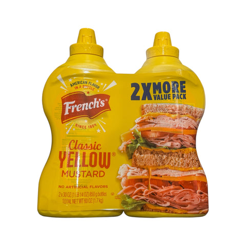 Pack Mostaza Clásica - 850g x 2 - French’s
