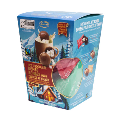 Bombas de chocolate caliente con mini masmelos - 12 Und - Deavas