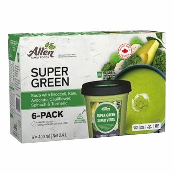 Sopa Super Verde - 
6 x 400 ml -Allen Family Foods