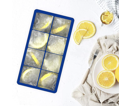 Cubitera de silicona cubos XXL – Azul