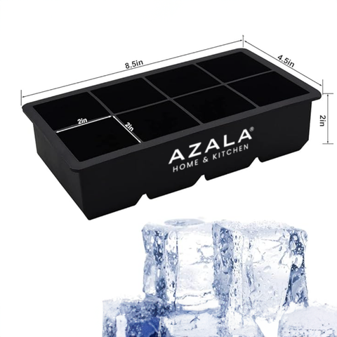 Cubitera de silicona cubos XXL – Negro