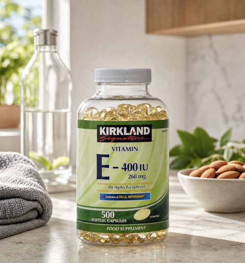 Vitamina E - E-400 IU de dl- alfa tocoferol - 268 mg - 500 tabletas
