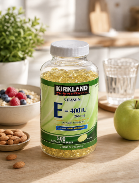Vitamina E - E-400 IU de dl- alfa tocoferol - 268 mg - 500 tabletas
