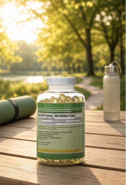 Vitamina E - E-400 IU de dl- alfa tocoferol - 268 mg - 500 tabletas