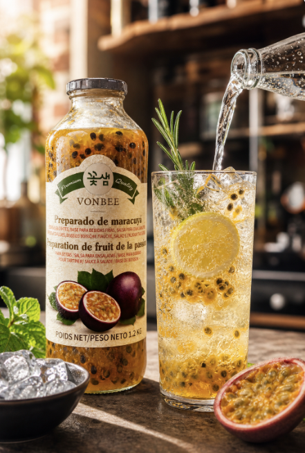 Pure de Passion fruit ( Maracuyá) - 1.2kg. -Vonbee