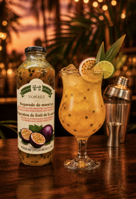 Pure de Passion fruit ( Maracuyá) - 1.2kg. -Vonbee