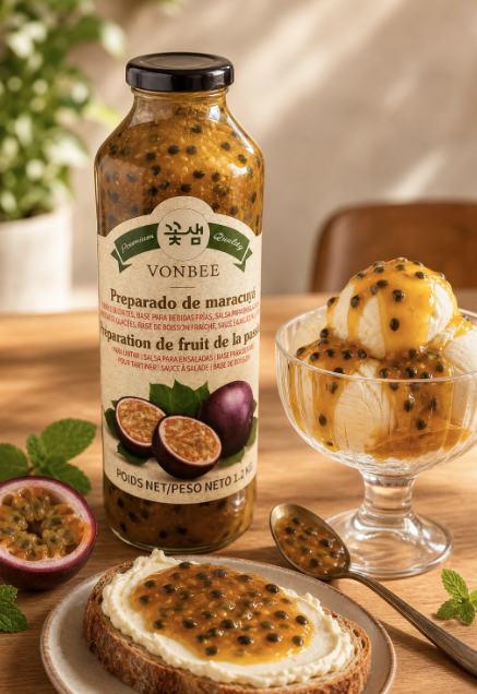 Pure de Passion fruit ( Maracuyá) - 1.2kg. -Vonbee