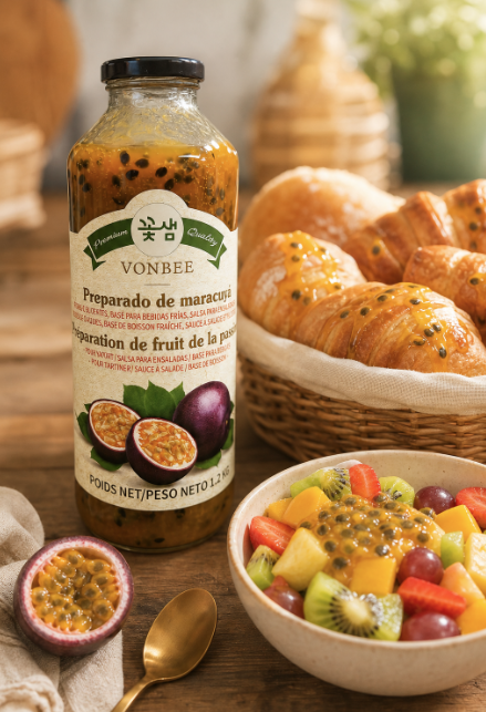 Pure de Passion fruit ( Maracuyá) - 1.2kg. -Vonbee
