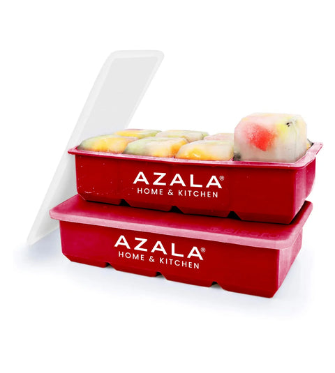 Cubitera de silicona cubos XXL – Rojo