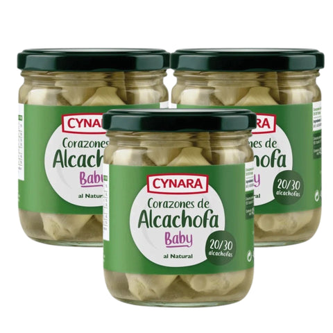 Corazones de alcachofa Baby – pack de 3 x 20/30 frutos (250g) - Cynara