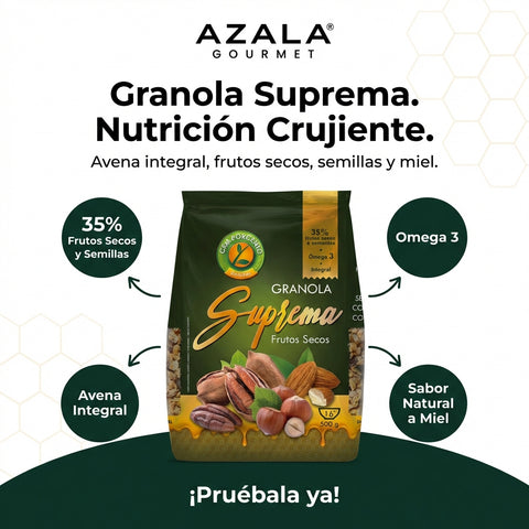 Granola Suprema Frutos Secos - 500g - Cem Porcento