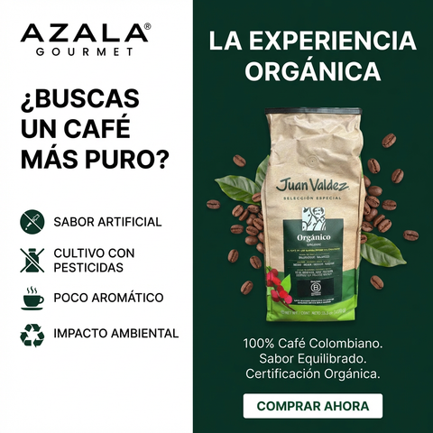 Café orgánico Juan Valdez 100% arábica