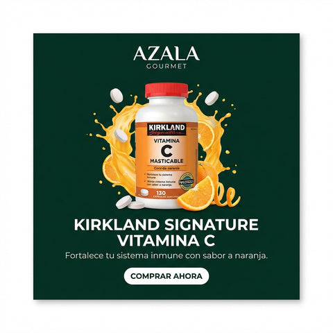 Vitamina C masticable 500 mg - 500 tabletas - Kirkland Signature