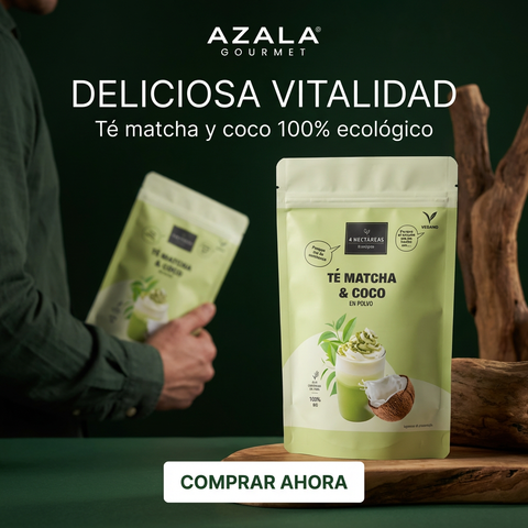 100% Organic Matcha Tea and Coconut Powder Bag - 100g - 4 hectares