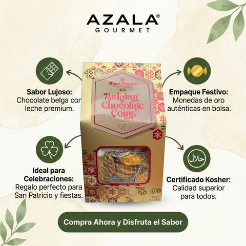 Monedas de chocolate belga - 600g- Albert Premier