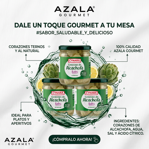 Corazones de alcachofa Baby – pack de 3 x 20/30 frutos (250g) - Cynara