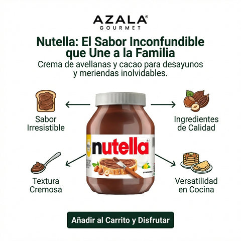 Crema de avellanas y cacao - 4 presentaciones - Nutella