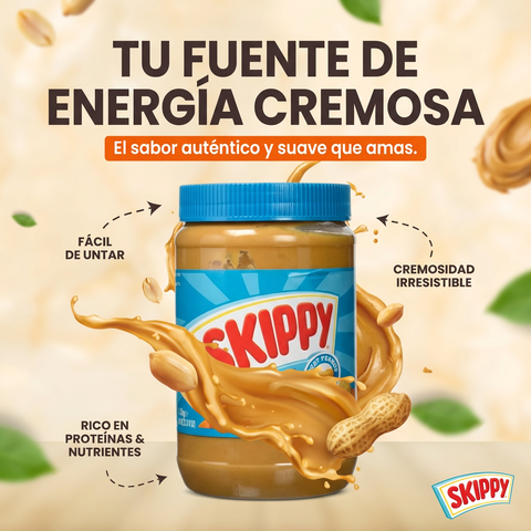 Smooth Peanut Butter ( Mantequilla de cacahuate suave)  - 1.13 Kg - Skippy