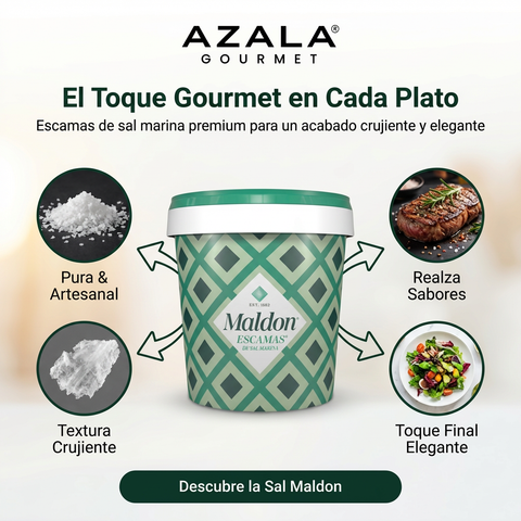 Escamas de sal marina envase - MALDON