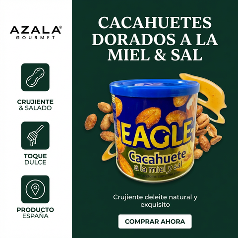 Cacahuate a la miel y sal - sin gluten - 250g - Eagle