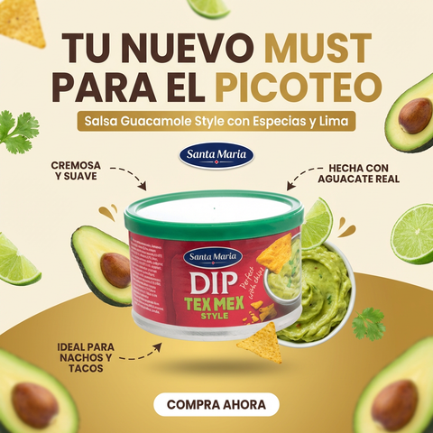 Guacamole Sauce - 250g jar - Santa Maria