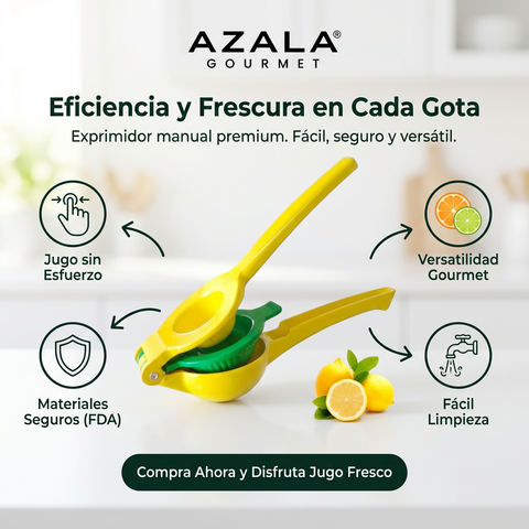 Exprimidor de limón manual.