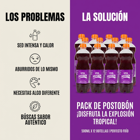 Gaseosas Postobon  (pack de 12 botellas x 500 ml)