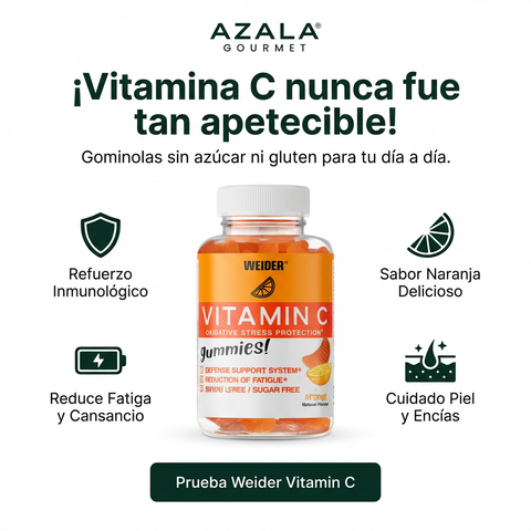 Vitamina C gominolas - 120 und. 300 gr.  - Weider
