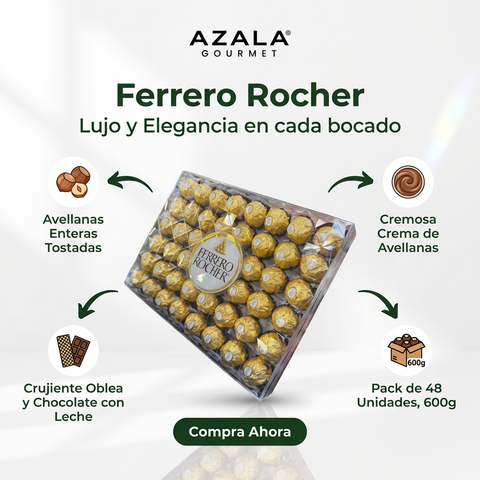 Ferrero Rocher 48 unidades - 600g