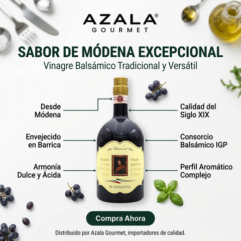 Aceite Balsámico de Modena 1891 Bio -  750 ml - Vinagre Balsamico del Duca