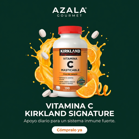 Vitamina C masticable 500 mg - 500 tabletas - Kirkland Signature