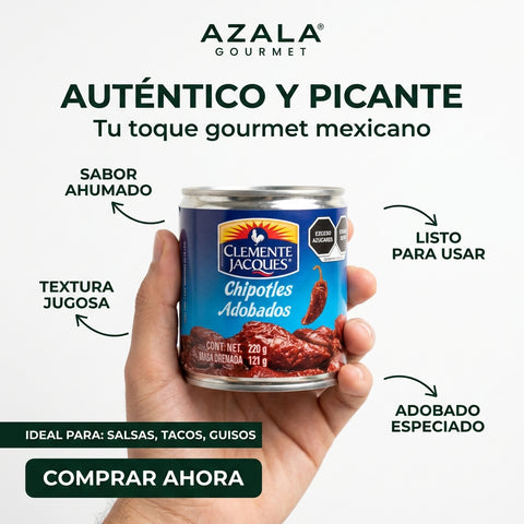 Chipotles Adobados – 220 g - Clemente Jacques