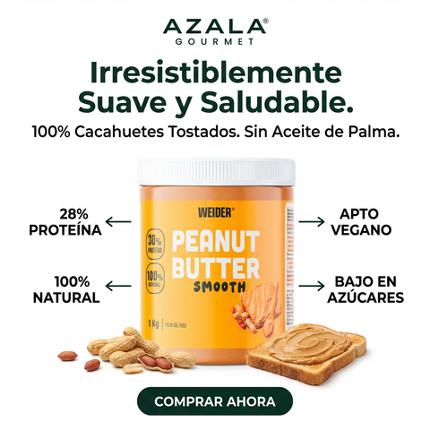 Mantequilla De Maní Suave - 1kg - Weider