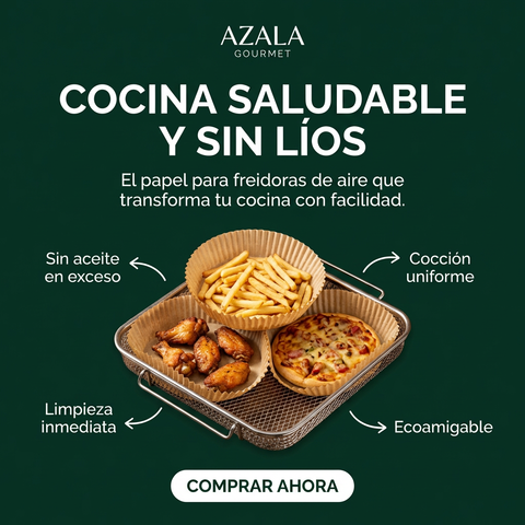 Air Fryer Paper - Non-Stick and Disposable