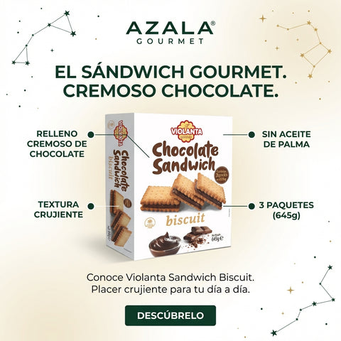 Chocolate Filled Cookies - 645g - Violanta