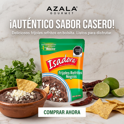 Refried black beans - 430g - Isadora