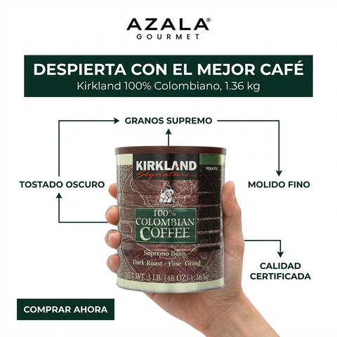 Café 100% Colombiano - 1.36kg - Kirkland Signature