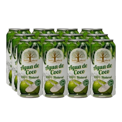 Agua de coco 100% natural - 12x500ml - Tesoro Natural - AZALA GOURMET