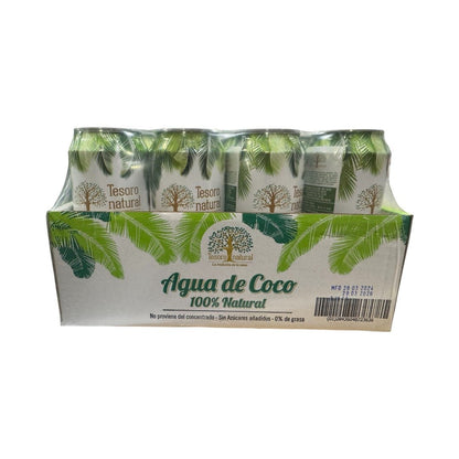 Agua de coco 100% natural - 12x500ml - Tesoro Natural - AZALA GOURMET