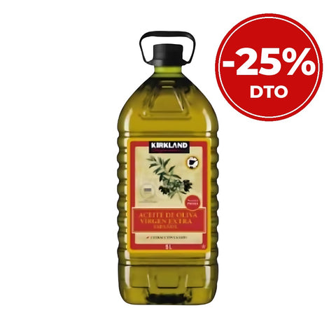 Aceite de Oliva Virgen Extra Kirkland 5 L - 25% de descuento