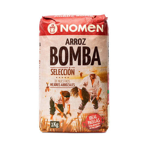 Arroz Bomba Selección - 1 kg - Nomen - AZALA GOURMET