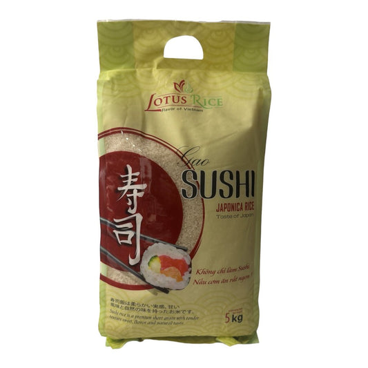 Arroz para Sushi - Lotus Rice 5Kg - AZALA GOURMET